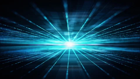 Futuristic digital screen matrix Background Stock Footage 312458205