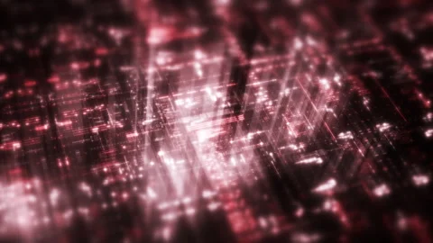 Futuristic digital screen matrix Background Stock Footage 314375824