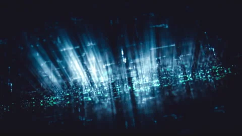 Futuristic digital screen matrix Background Stock Footage 314375825