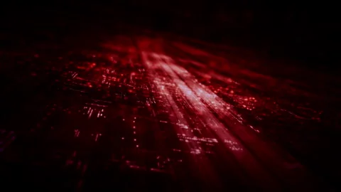 Futuristic digital screen matrix Background Stock Footage 314378385