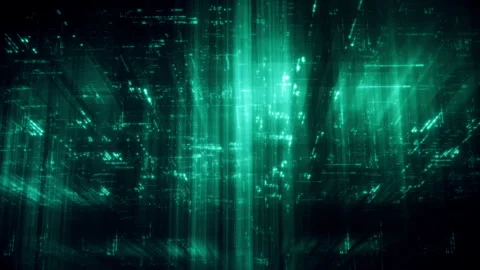 Futuristic digital screen matrix Background Stock Footage 314378462