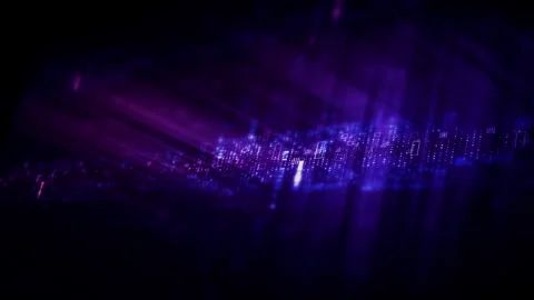 Futuristic digital screen matrix Background Stock Footage 314378564