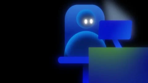 Futuristic Digital Shield Icon Animation for Cyber Security and Data Protecti Vídeos de archivo 331420533