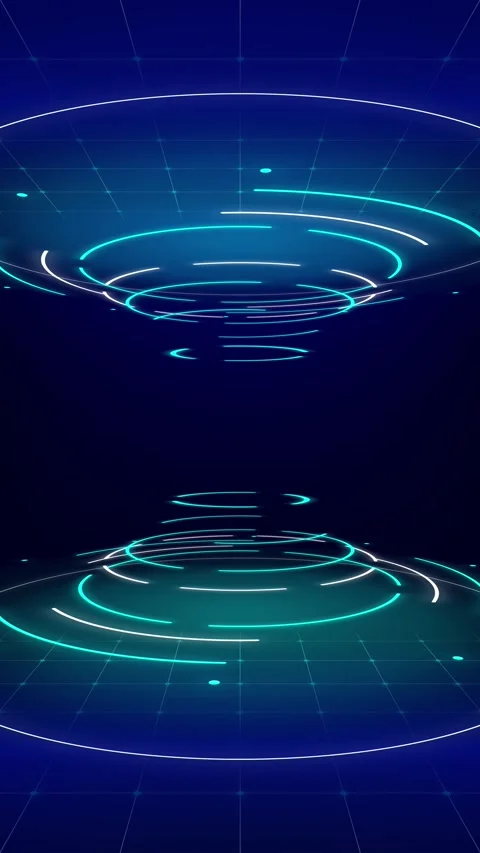 Futuristic Digital Soundwave Animation. Stock Footage 317302883