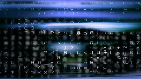 Futuristic Digital Tech Display Stock-Illustration