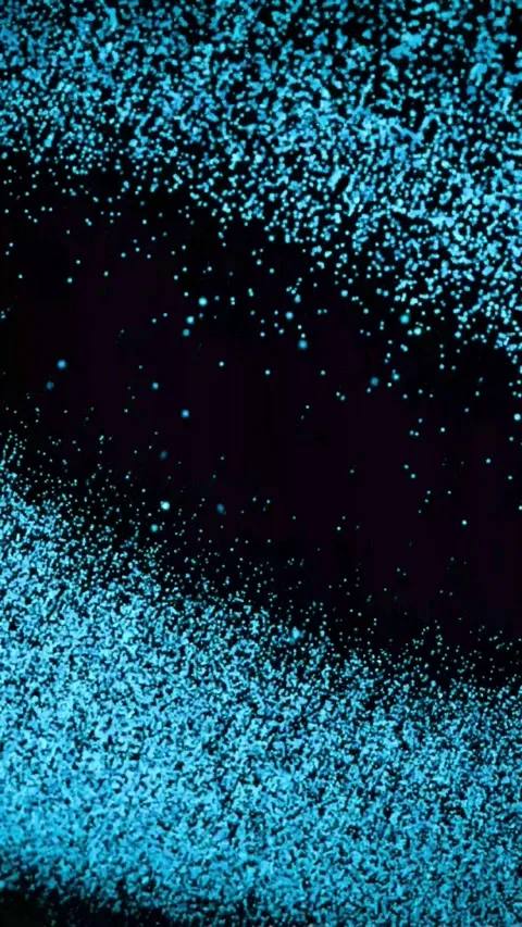 Futuristic digital technology background with glowing blue particles for Stock Footage 347485068