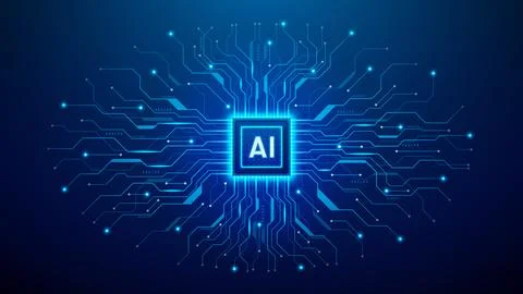 Futuristic digital technology background 库存插图
