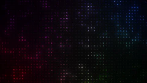 Futuristic digital technology dot grid background with glowing neon lights Video stock 346219066