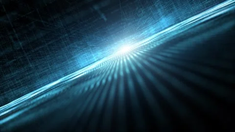 Futuristic digital technology network road background Stock-Footage 323493455