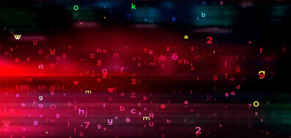 Futuristic Digital Technology Vector Background. Cyber Attack, Ransomware, .. Stock Illustration