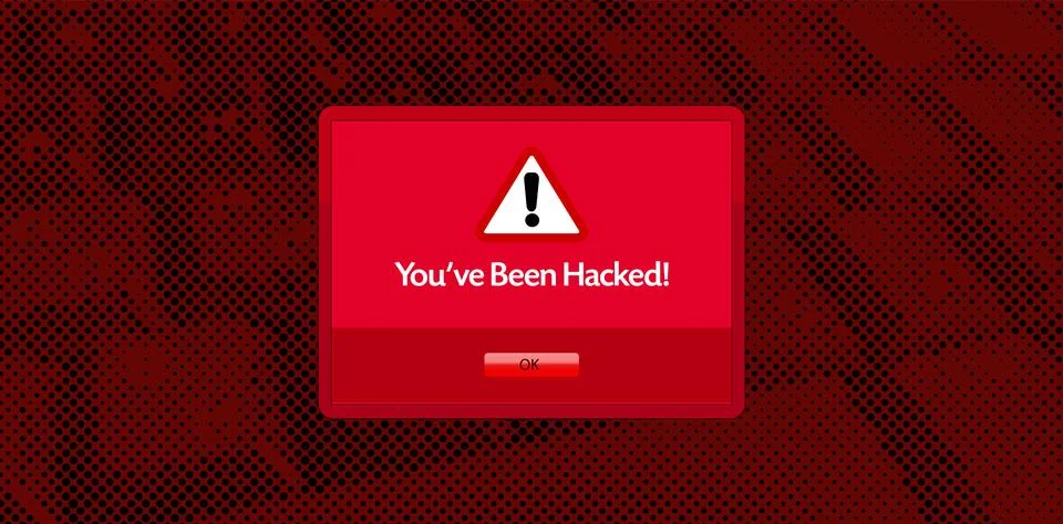 Futuristic Digital Technology Vector Background. Cyber Attack, Ransomware, .. 스톡 일러스트