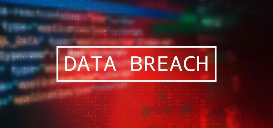 Futuristic Digital Technology Vector Background. Cyber Attack, Ransomware, .. 库存插图