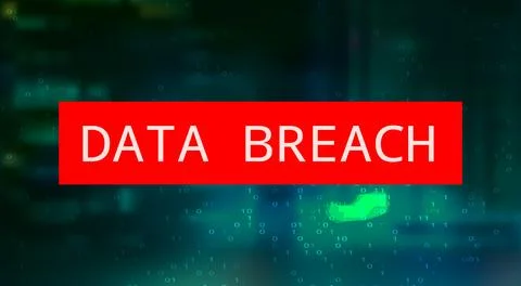 Futuristic Digital Technology Vector Background. Cyber Attack, Ransomware, .. 库存插图