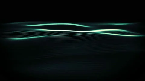 Futuristic digital waves. Stock Footage 94856088