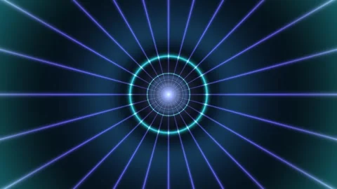 Futuristic Dimensional Gateway Background Seamless Loop Video stock 342684085