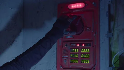 Futuristic Display Panel Stock Footage 201472450