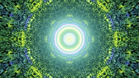 A futuristic distorted tunnel 3d illustration Stock Footage 160534909