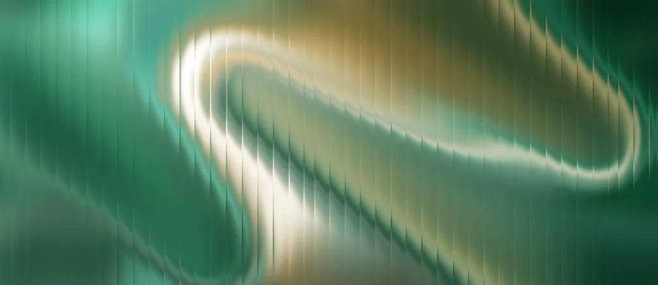 Futuristic distortion texture with vertical blur lines and smooth luminous fl Stock Illustration