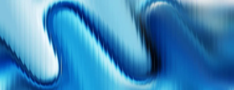 Futuristic distortion texture with vertical blur lines and luminous motion Illustrazione stock