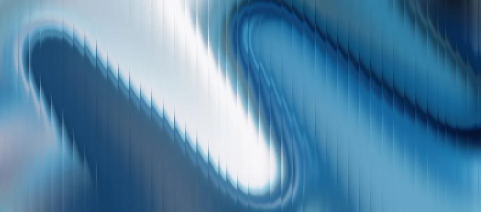 Futuristic distortion texture with vertical blur lines and calm luminous moti Illustration