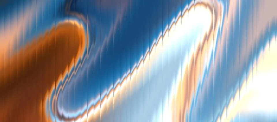 Futuristic distortion texture with vertical blur lines and vibrant luminous.. Иллюстрация