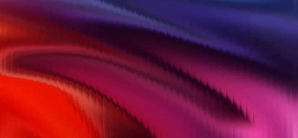 Futuristic distortion texture with vertical blur lines and vibrant neon glow Stock Illustration