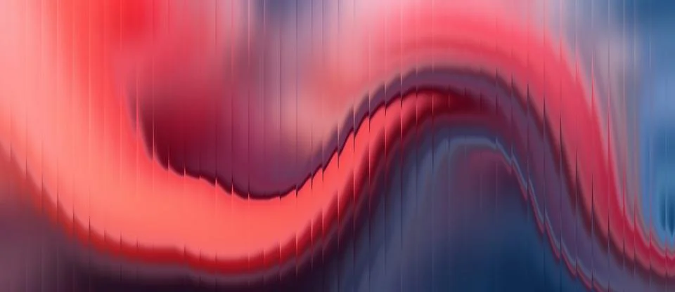 Futuristic distortion texture with vertical blur lines and vibrant luminous.. Illustration