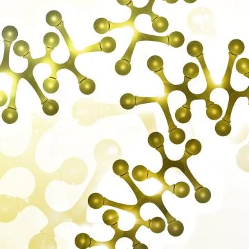 Futuristic dna, abstract molecule, cell illustration eps10 Stock Illustration