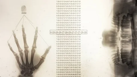 Futuristic DNA Analysis Vidéo 84702201