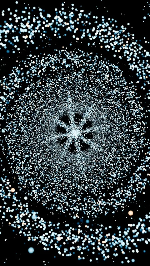 Futuristic DNA Helix : Z-Axis In 4K Alpha Stock-Footage 333701647