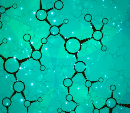 Futuristic dna Stock Illustration