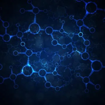 Futuristic dna Stock Illustration