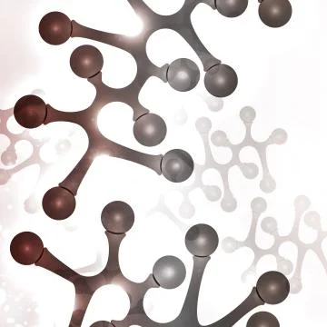 Futuristic dna Stock Illustration