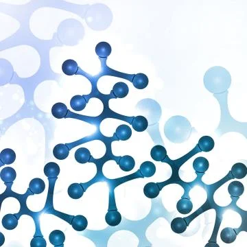 Futuristic dna Illustrazione stock