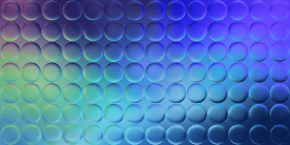 Futuristic dot matrix texture with smooth embossed bubbles and neon purple to Stock Photos