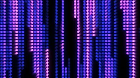 Futuristic dots pattern on dark background. Colored music wave イラスト素材