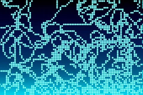 Futuristic dotted background イラスト素材