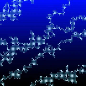 Futuristic dotted background - vector illustration イラスト素材