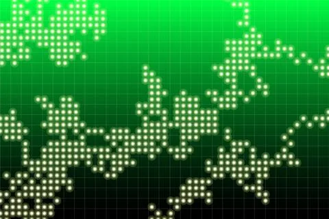 Futuristic dotted background - vector illustration イラスト素材