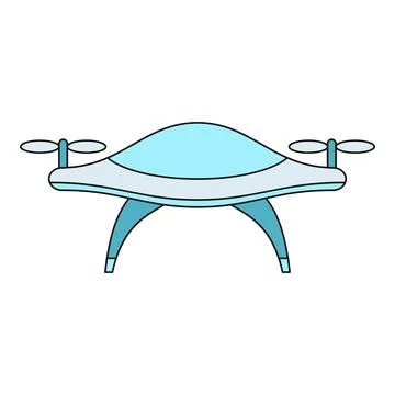 Futuristic drone technology flying delivering service concept Illustrazione stock