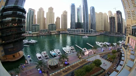 Futuristic Dubai Stock Footage 45780485