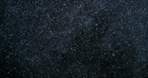 Futuristic dust particles on black screen overlay. Filmed with RED camera in Stock Footage 223480983