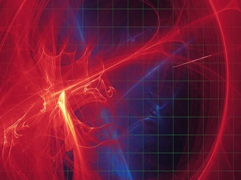 Futuristic dynamic flame fractal for modern technology backround 動画素材 74719684