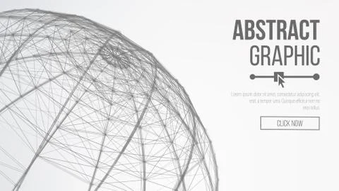 Futuristic Earth Globe. Abstract Technology Futuristic Network. Big Data Complex 스톡 일러스트