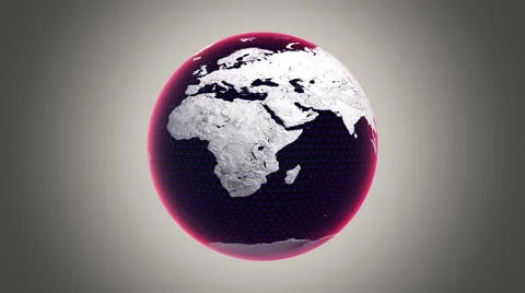 Futuristic Earth Hologram Clean Looking - Looping Stock Footage 62223011
