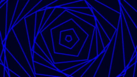 Futuristic electric blue digital network geometry background for technology.. Stock Footage 340377968