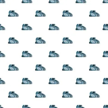 Futuristic electric train passenger public transportation seamless pattern Stock-Illustration