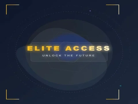 Futuristic elite access unlock the future motion graphic digital hud interf.. Vídeos de archivo 333094166