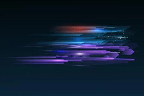 Futuristic energy background. Fast Speed Interface Background For Race Games. 스톡 일러스트