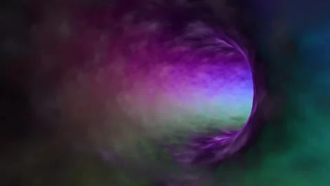 Futuristic extraterrestrial tunnel loop travel animation Видео 346393543